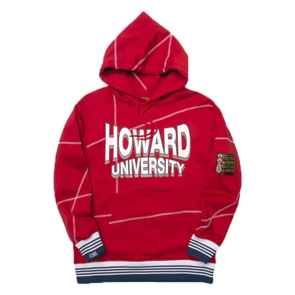 Howard University Hoodie Retro HBCU Pride AACA Sweatshirt Alumni Gear, Red - Picture 1 of 9